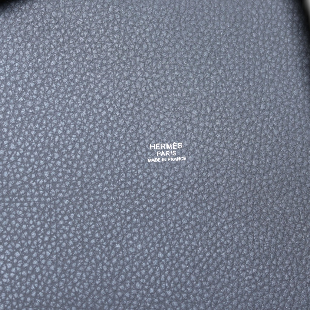 HERMES(エルメス) ピコタンロックMM トリヨンクレマンス シルバー金具 ハンドバッグ D刻印 エトゥープ レディース