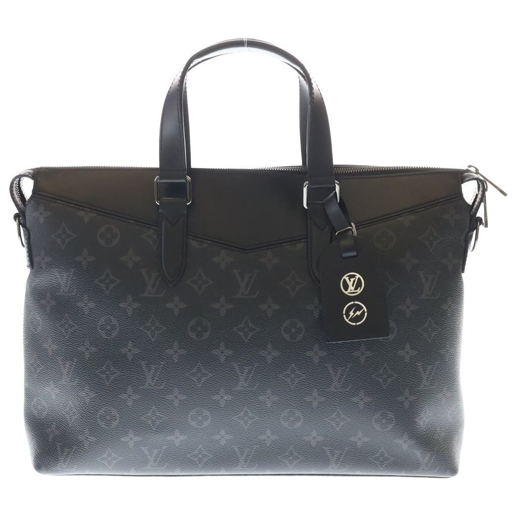 LOUIS VUITTON(ルイヴィトン) モノグラム エクリプス ブリーフケース エクスプローラー PVC レザー 2WAY ハンドバッグ ショルダーバッグ ブラック M40566 レディース