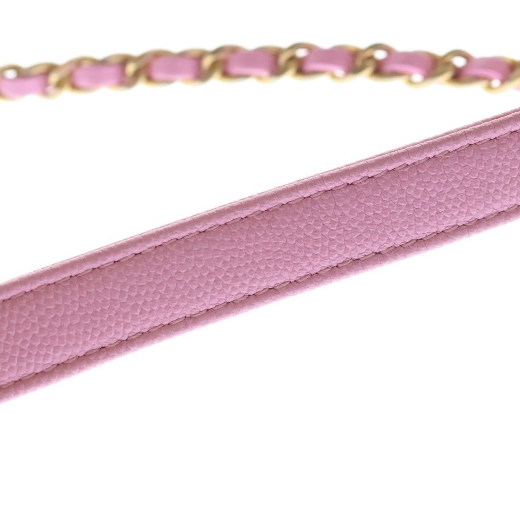 CHANEL(シャネル) ココハンドル XS 2WAYバッグ ハンドバッグ ショルダーバッグ ピンク キャビアスキン A92990 ゴールド金具 レディース