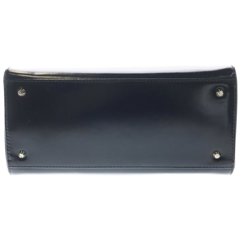 Christian Dior(クリスチャンディオール) マイレディディオール 2WAYハンドバッグ ショルダーバッグ ブラック レザー シルバー金具 レディース