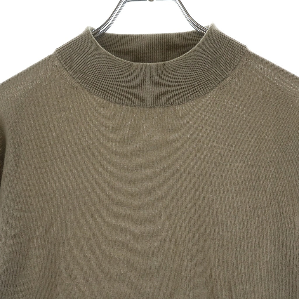 MACKINTOSH(マッキントッシュ) ハイゲージモックネックニット ベージュ ウール #38 H1N14ー455ー45