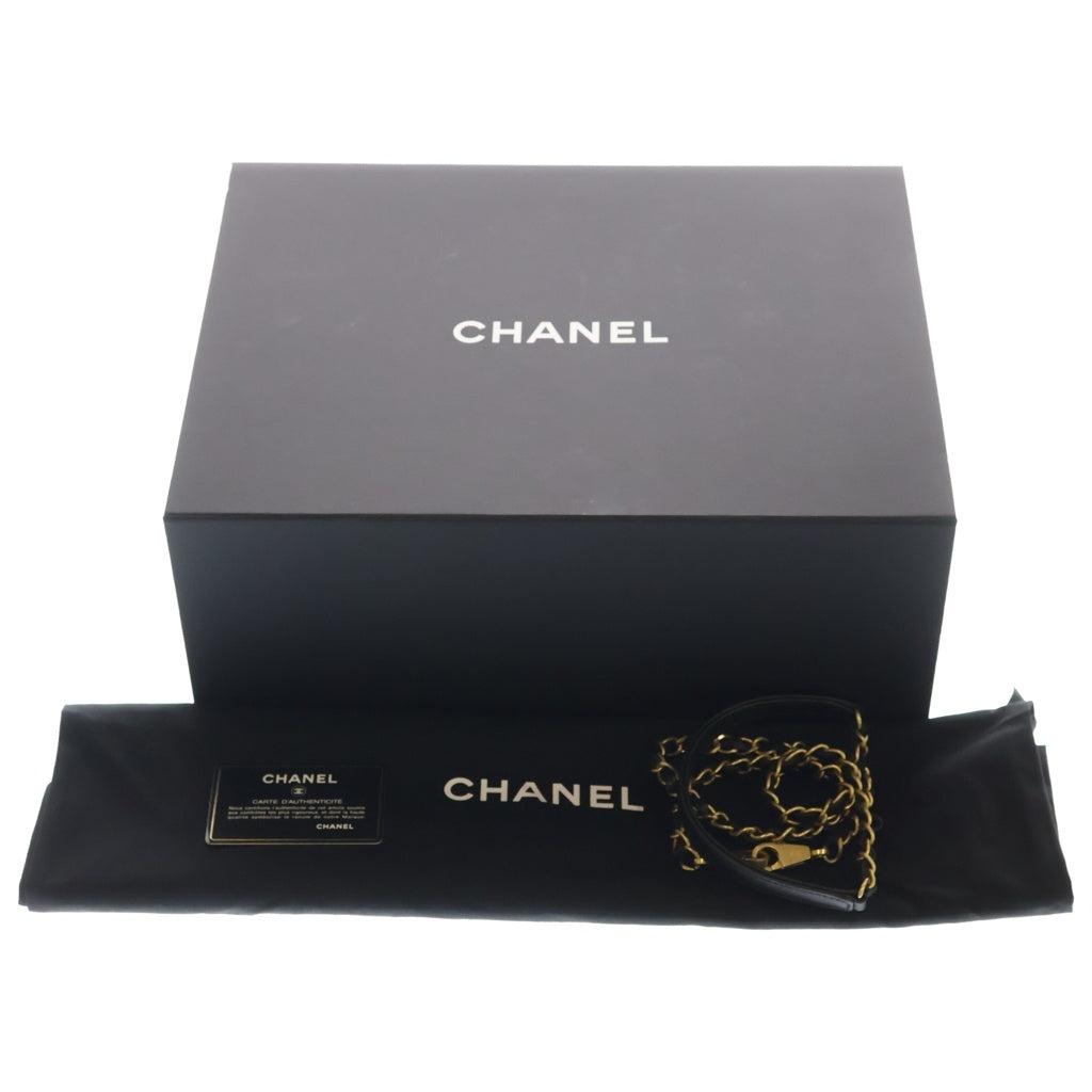 CHANEL(シャネル) ココハンドル29 トップハンドル キャビアスキン レザー 2WAY ハンド チェーン ショルダーバッグ ゴールド金具 ブラック 27番台 レディース