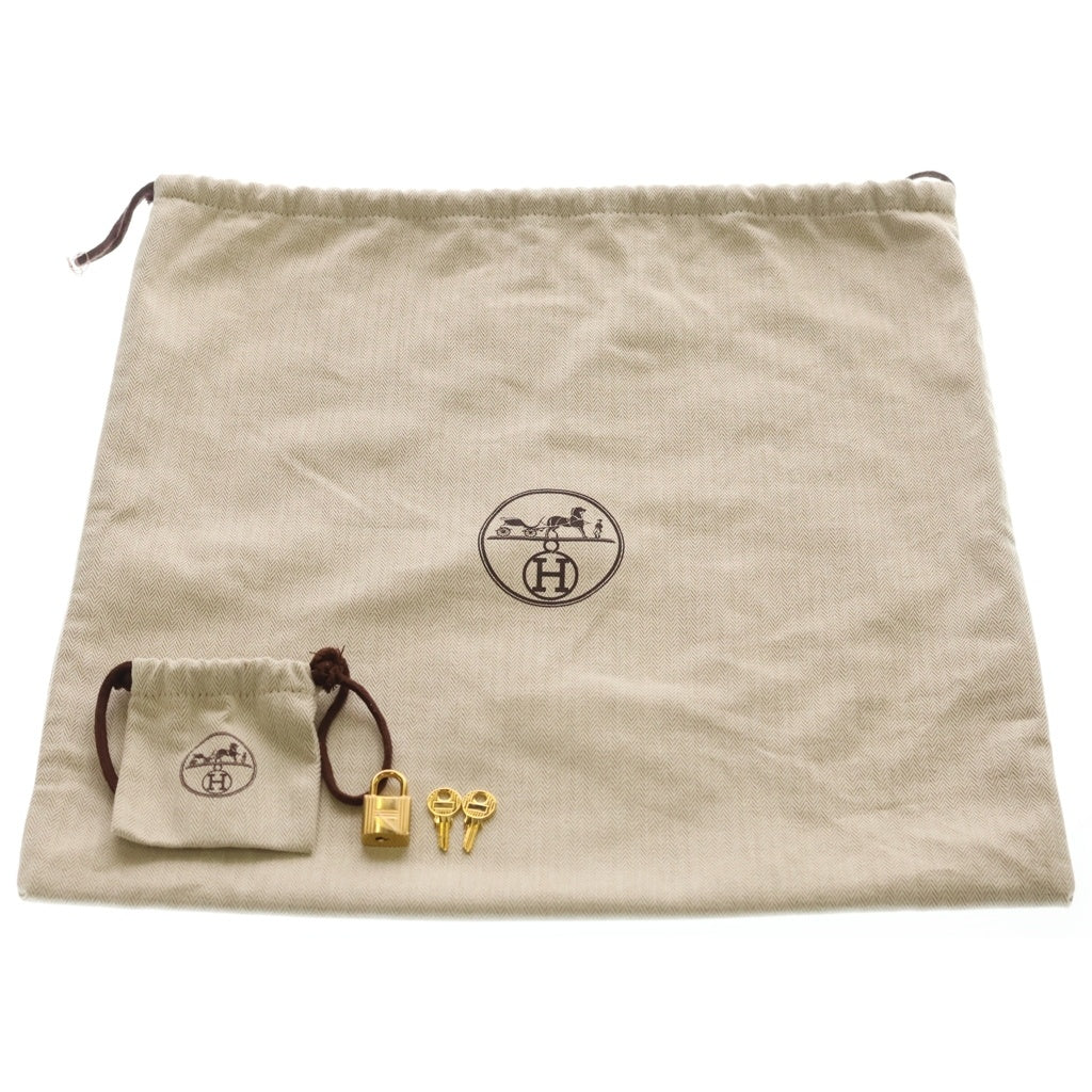 HERMES(エルメス) ピコタンロックMM トリヨンクレマンス ゴールド金具 ハンドバッグ Z刻印 ナタ アイボリー レディース