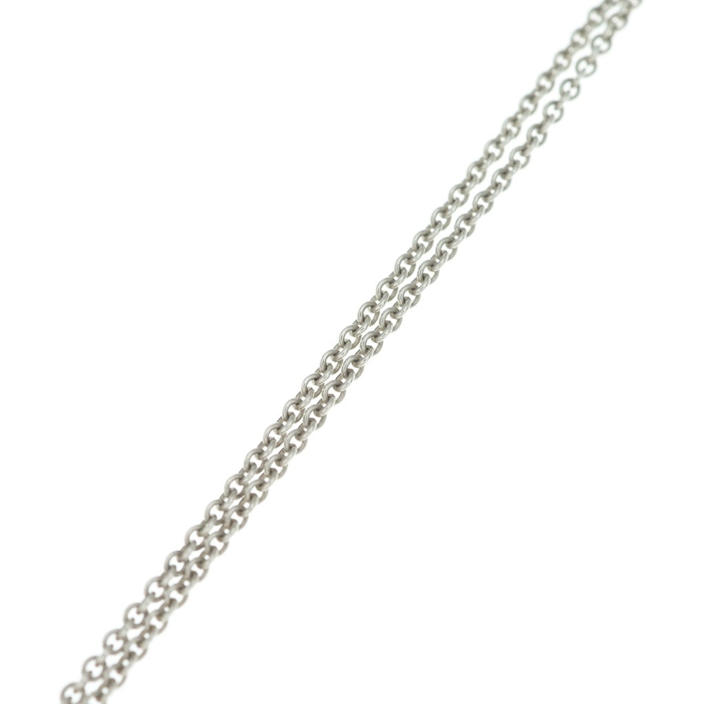 TIFFANY & Co.(ティファニー) ツイストリボン コンビ ネックレス Ag925/K18YG シルバー/イエローゴールド レディース