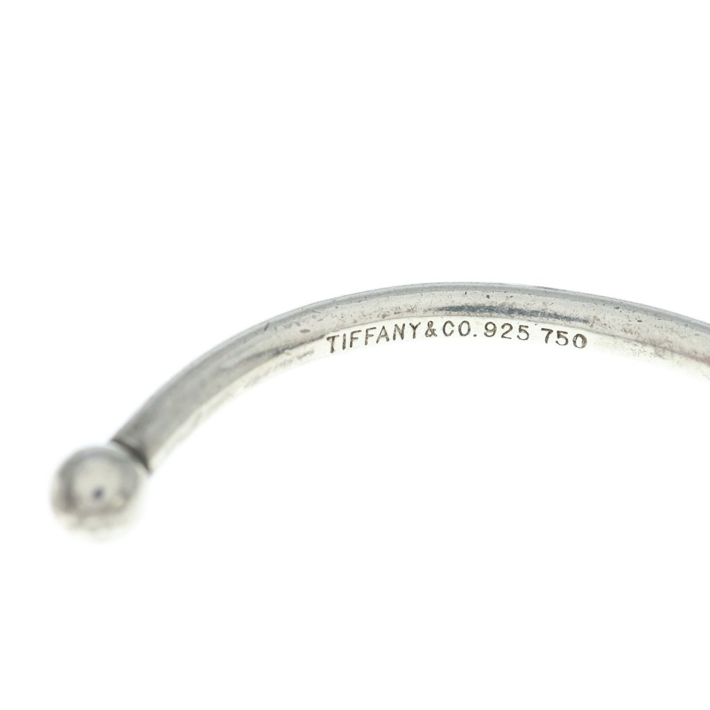 TIFFANY & Co.(ティファニー) バンドウィズ バングル ブレスレット Ag925/K18YG シルバー/イエローゴールド