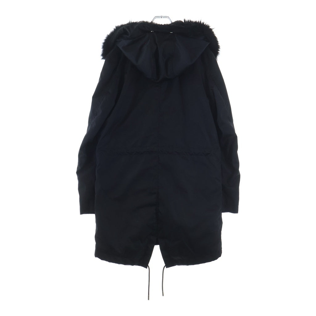 Dior HOMME(ディオールオム) モッズコート ブラック ナイロン×キュプラ #46 833C328V3962