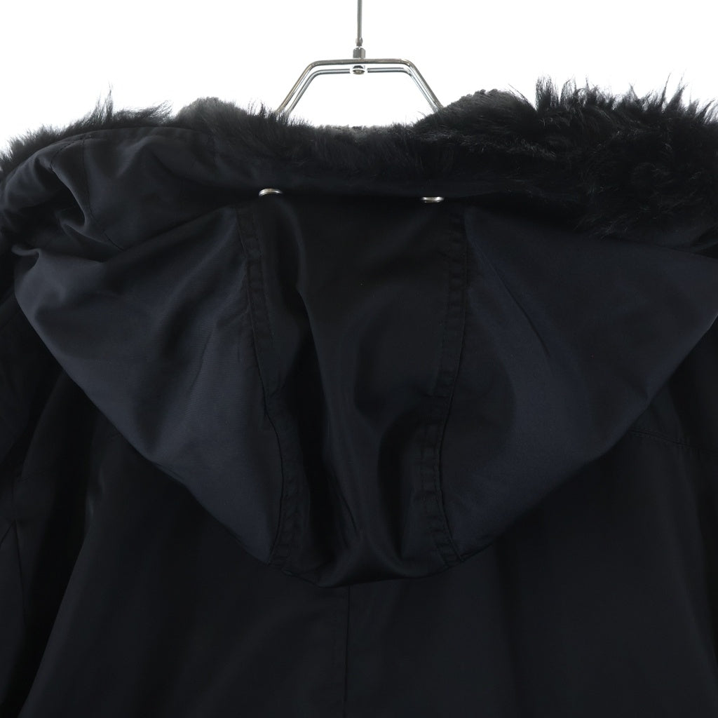 Dior HOMME(ディオールオム) モッズコート ブラック ナイロン×キュプラ #46 833C328V3962