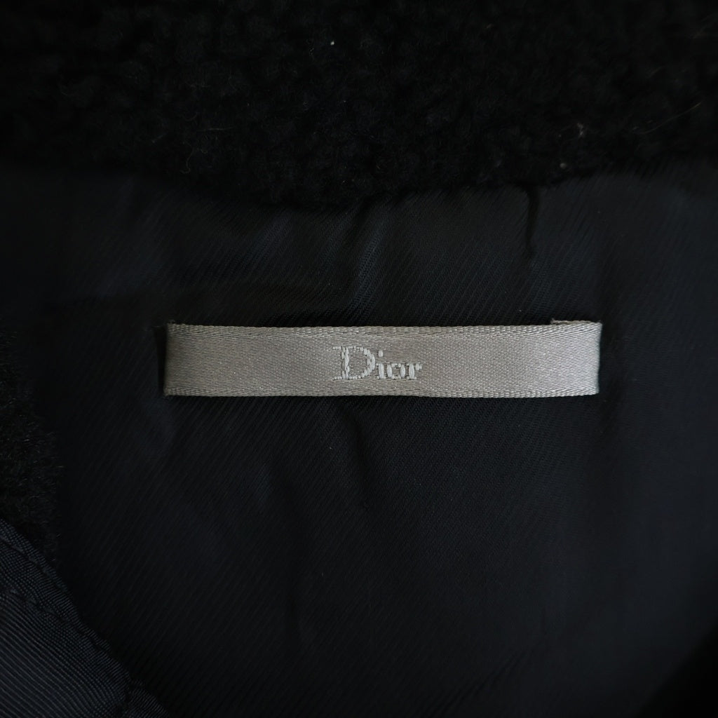 Dior HOMME(ディオールオム) モッズコート ブラック ナイロン×キュプラ #46 833C328V3962