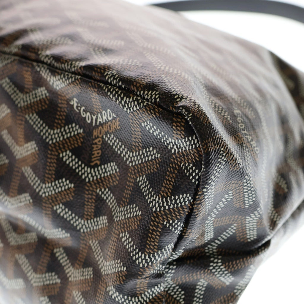 GOYARD(ゴヤール) ボエム ホーボー ワンショルダー バック ブラック PVC レザー レディース