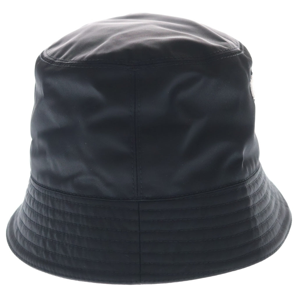 PRADA(プラダ) ロゴ Re-Nylon ナイロン バケットハット バケハ #L ブラック 2HC137 レディース