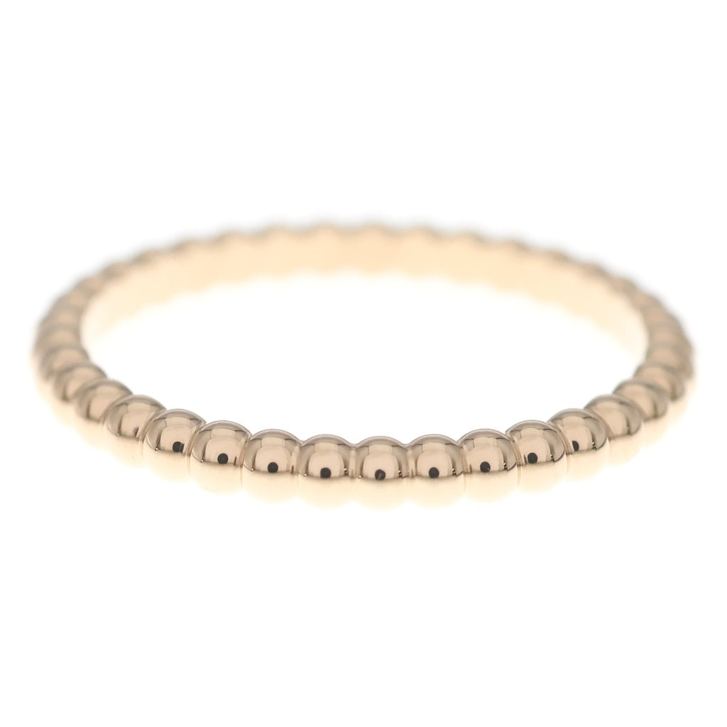 Van Cleef & Arpels(ヴァンクリーフアンドアーペル) ペルレ ミディアム リング ピンクゴールド Au750PG #52 レディース