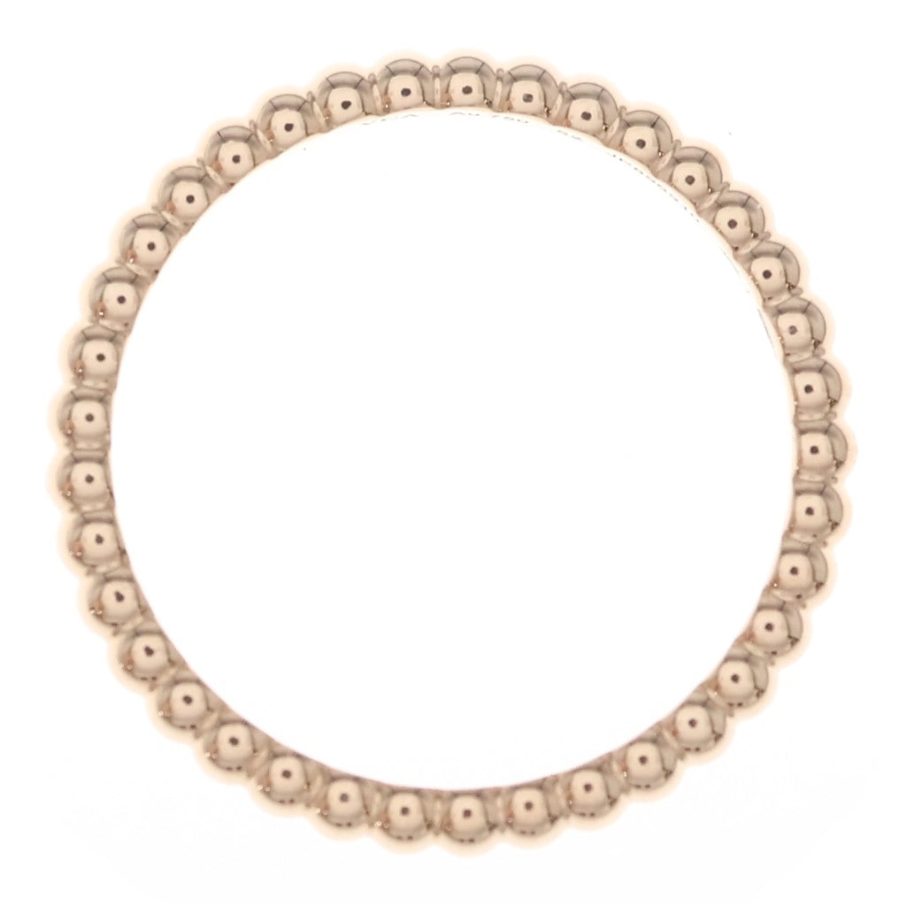 Van Cleef & Arpels(ヴァンクリーフアンドアーペル) ペルレ ミディアム リング ピンクゴールド Au750PG #52 レディース