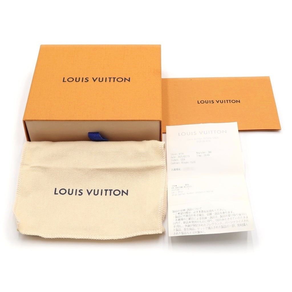 LOUIS VUITTON(ルイヴィトン) モノグラム エクリプス ヴィクターウォレット レザー ブラック M12598