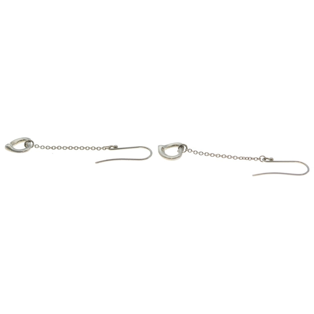 TIFFANY & Co.(ティファニー) オープン ハート エルサ・ペレッティ ドロップ ピアス 両耳 SV925 シルバー レディース