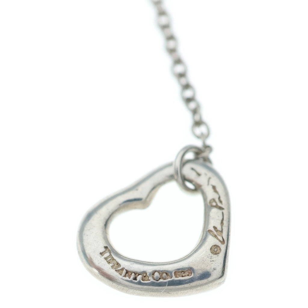 TIFFANY & Co.(ティファニー) オープン ハート エルサ・ペレッティ ドロップ ピアス 両耳 SV925 シルバー レディース
