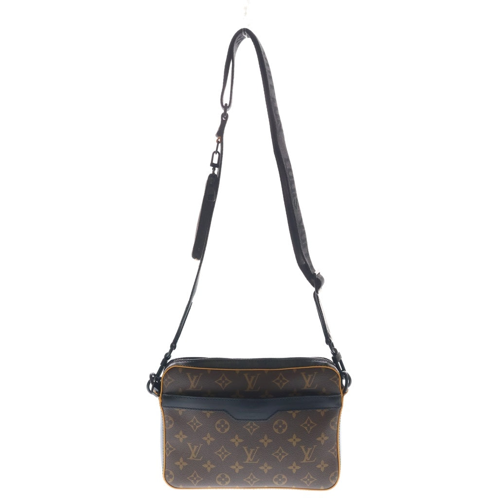 LOUIS VUITTON(ルイヴィトン) モノグラム マカサー トリオメッセンジャー PVC レザー ショルダーバッグ ICタイプ ブラウン M46694 レディース