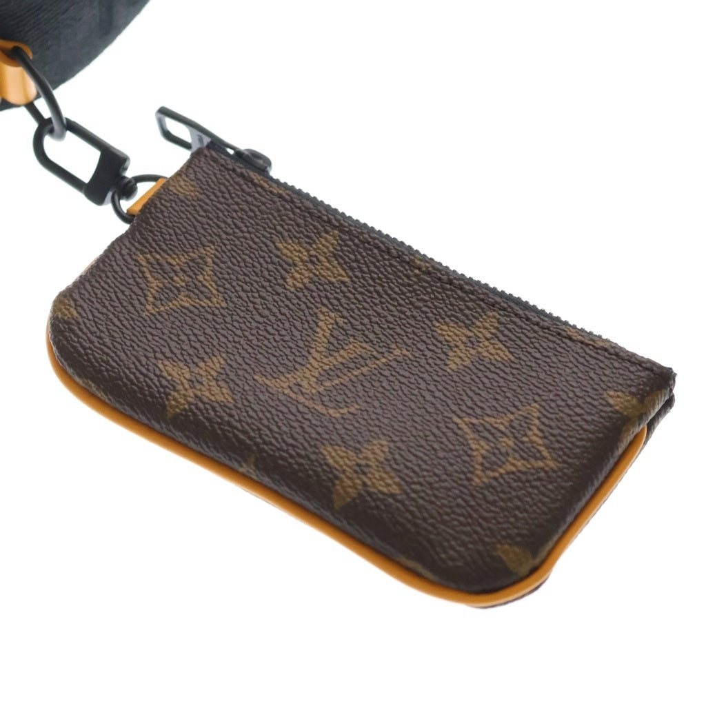 LOUIS VUITTON(ルイヴィトン) モノグラム マカサー トリオメッセンジャー PVC レザー ショルダーバッグ ICタイプ ブラウン M46694 レディース
