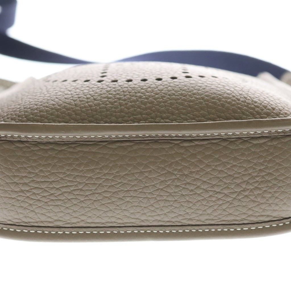 HERMES(エルメス) エヴリンTPM ショルダーバッグ ミニバッグ グレージュ エトゥープ トリヨン シルバー金具 レディース