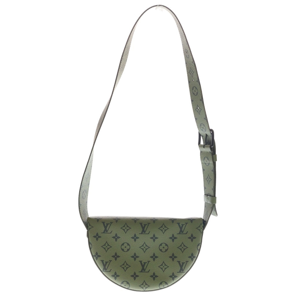 LOUIS VUITTON(ルイヴィトン) LVムーン クロスボディ モノグラム PVC レザー ショルダーバッグ カーキ M23838