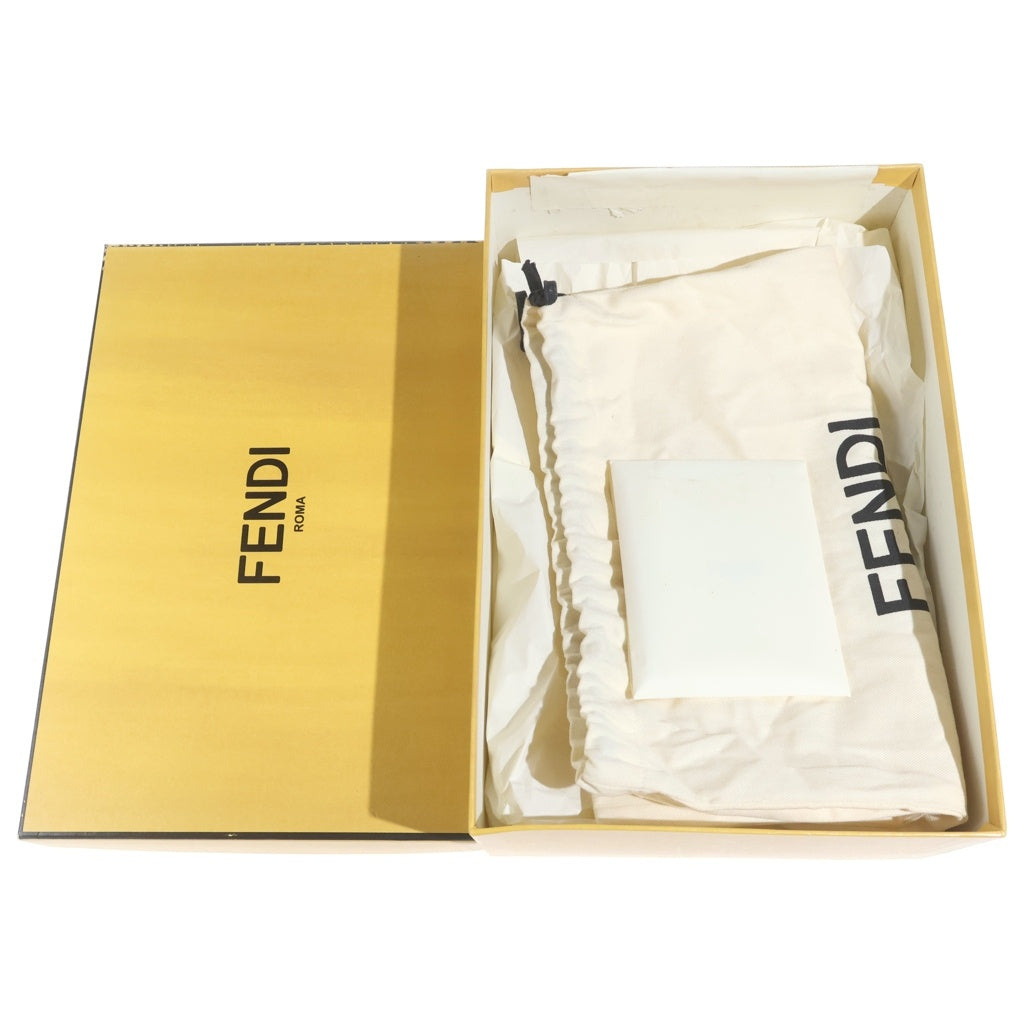 FENDI(フェンディ) ローカットレザースニーカー ホワイト #39 8E6592 レディース