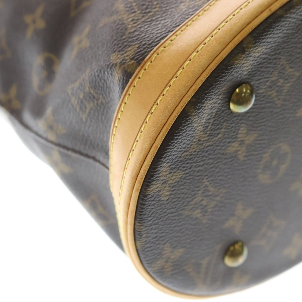 LOUIS VUITTON(ルイヴィトン) モノグラム バケットPM PVC レザー ショルダーバッグ ブラウン M42238 レディース