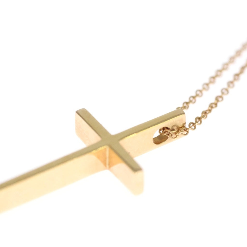 TIFFANY & Co.(ティファニー) クロス 十字 Au750 K18YG ネックレス イエローゴールド レディース