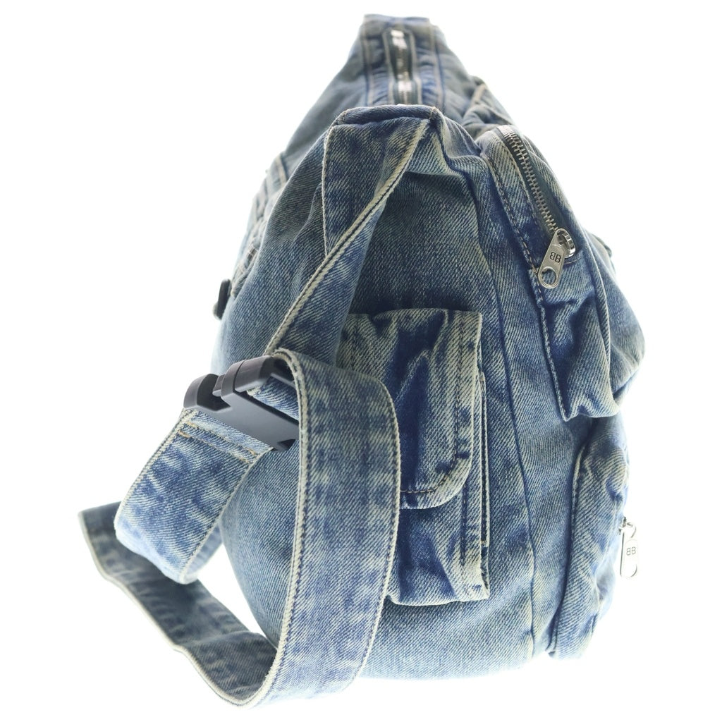 BALENCIAGA(バレンシアガ) Suprebusy スーパービジー デニムショルダーバッグ インディゴ 785297 レディース