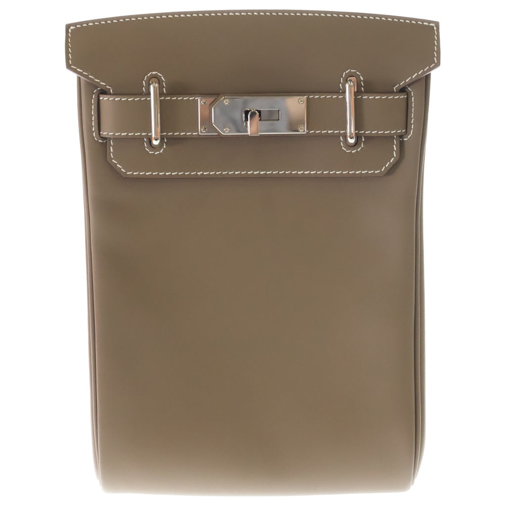 HERMES(エルメス) ケリーアッカドPM スイフト シルバー金具 ショルダーバッグ K刻印 エトゥープ