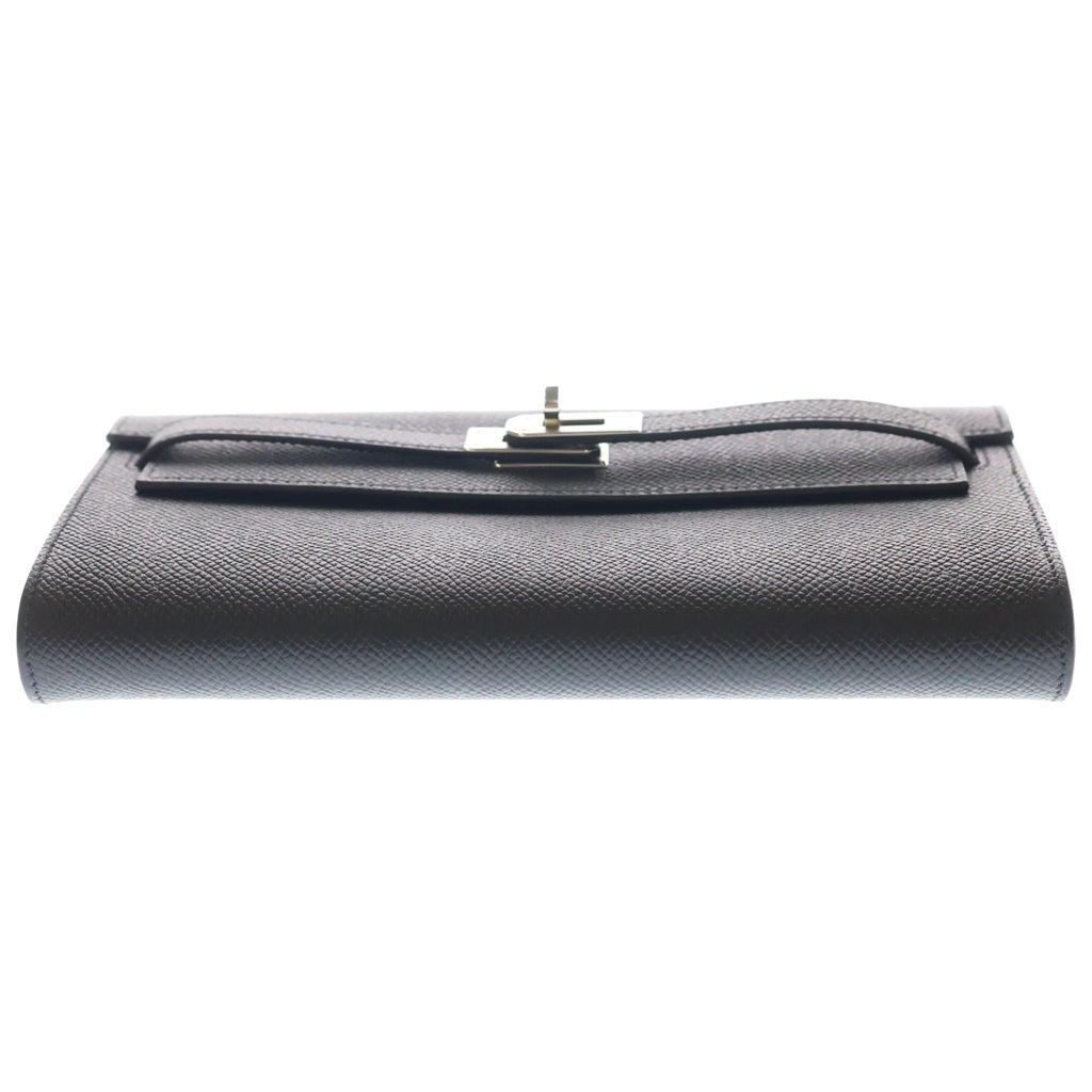 HERMES(エルメス) ケリートゥーゴー エプソン シルバー金具 ショルダーバッグ W刻印 ノワール レディース