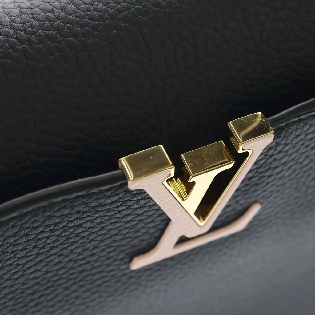 LOUIS VUITTON(ルイヴィトン) カプシーヌBB トリヨンレザー ゴールド金具 2WAY ハンドバッグ ショルダーバッグ ICタイプ ブラック M21641 レディース