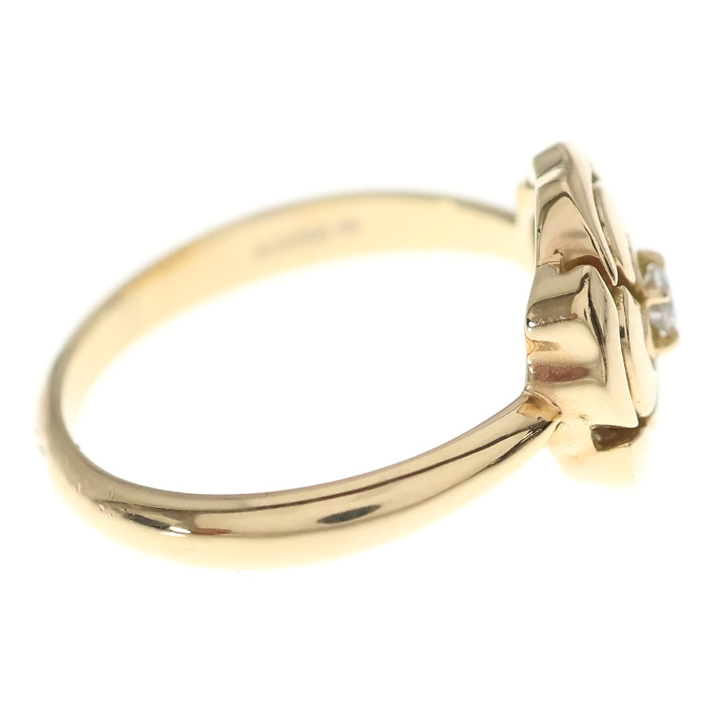 CHANEL(シャネル) カメリア 1PD ダイヤモンド Au750 K18PG リング 指輪 #48 ピンクゴールド レディース