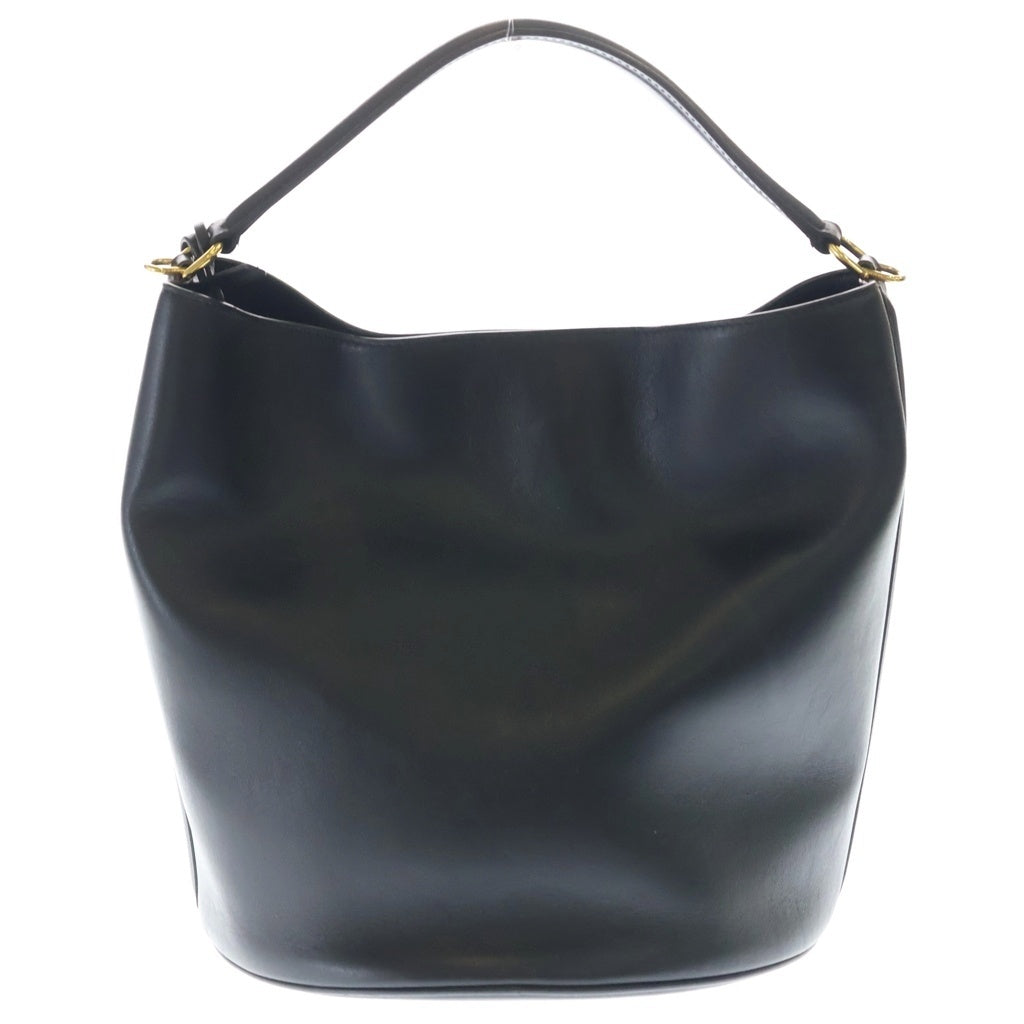 CELINE(セリーヌ) バケット セーズ 2WAYハンドバッグ ショルダーバッグ ブラック レザー ゴールド金具 レディース