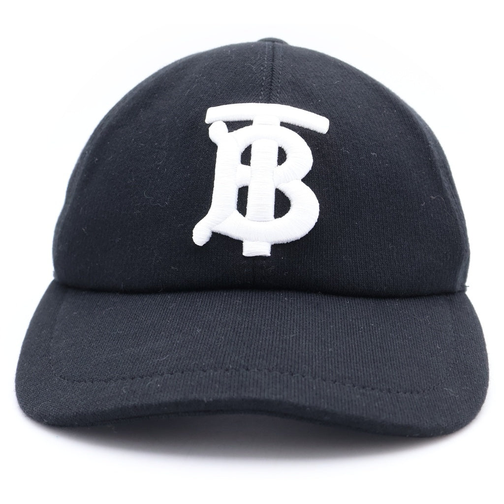 BURBERRY(バーバリー) JERSEY TB エンボスロゴ ベースボールキャップ 帽子 コットン ブラック ITFACPRO15CHI