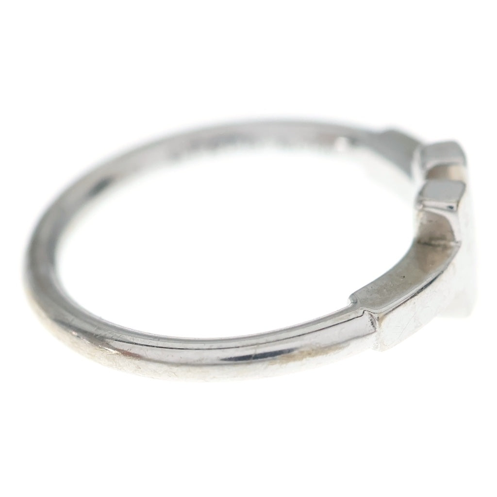 TIFFANY & Co.(ティファニー) Tワイヤー リング ホワイトゴールド Au750WG #8 レディース