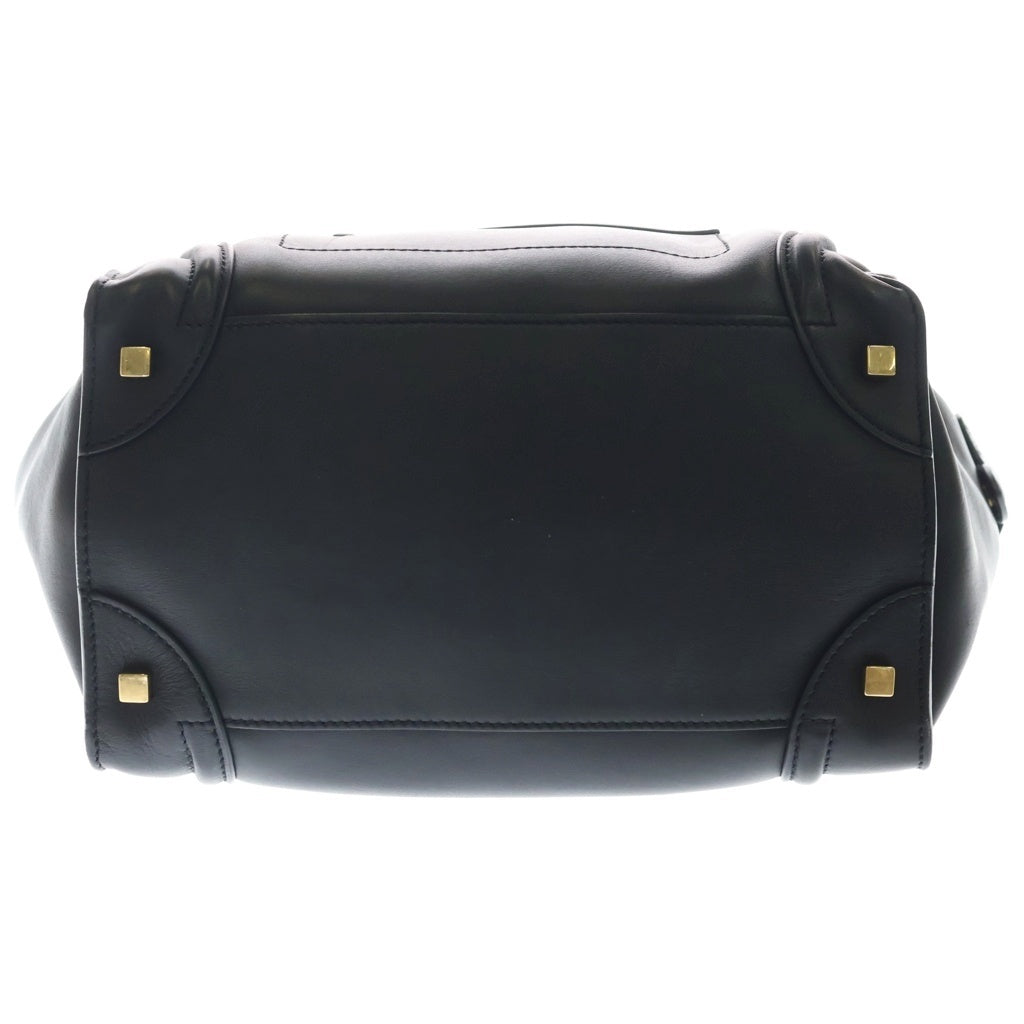 CELINE(セリーヌ) ラゲージ ミニ ショッパー ハンドバック トートバック レザー ブラック レディース
