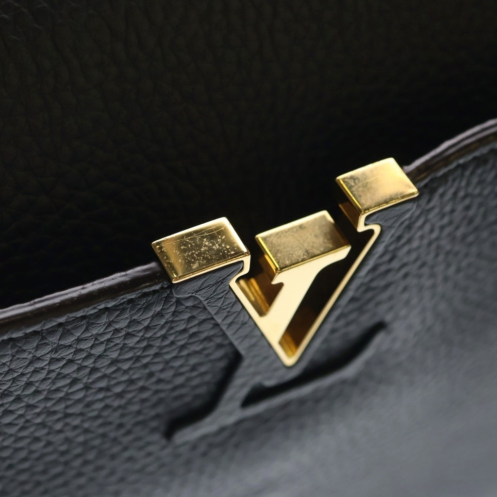 LOUIS VUITTON(ルイヴィトン) カプシーヌBB ノワール トリヨン M20709 ICタイプ スト・箱 レディース