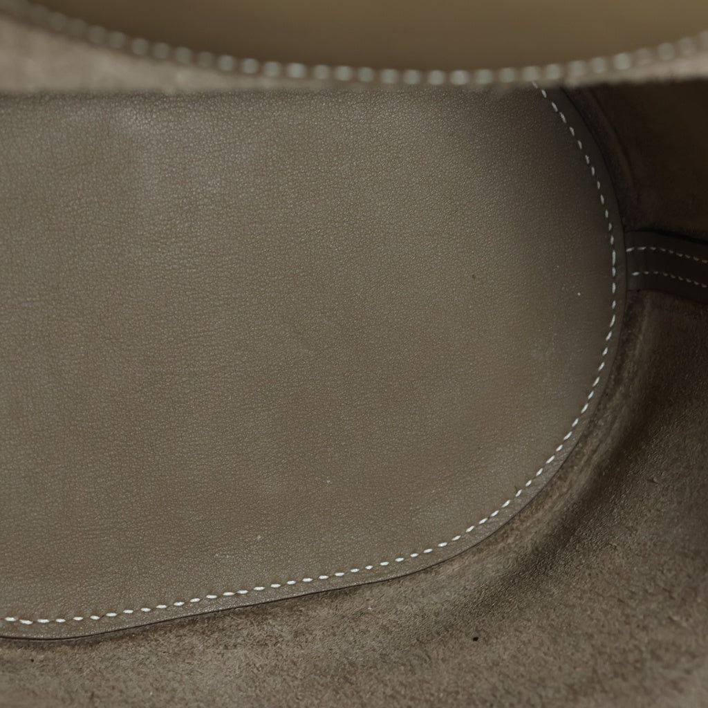 HERMES(エルメス) インザループ18 トリヨンクレマンス ゴールド金具 B刻印 ハンドバッグ エトゥープ レディース