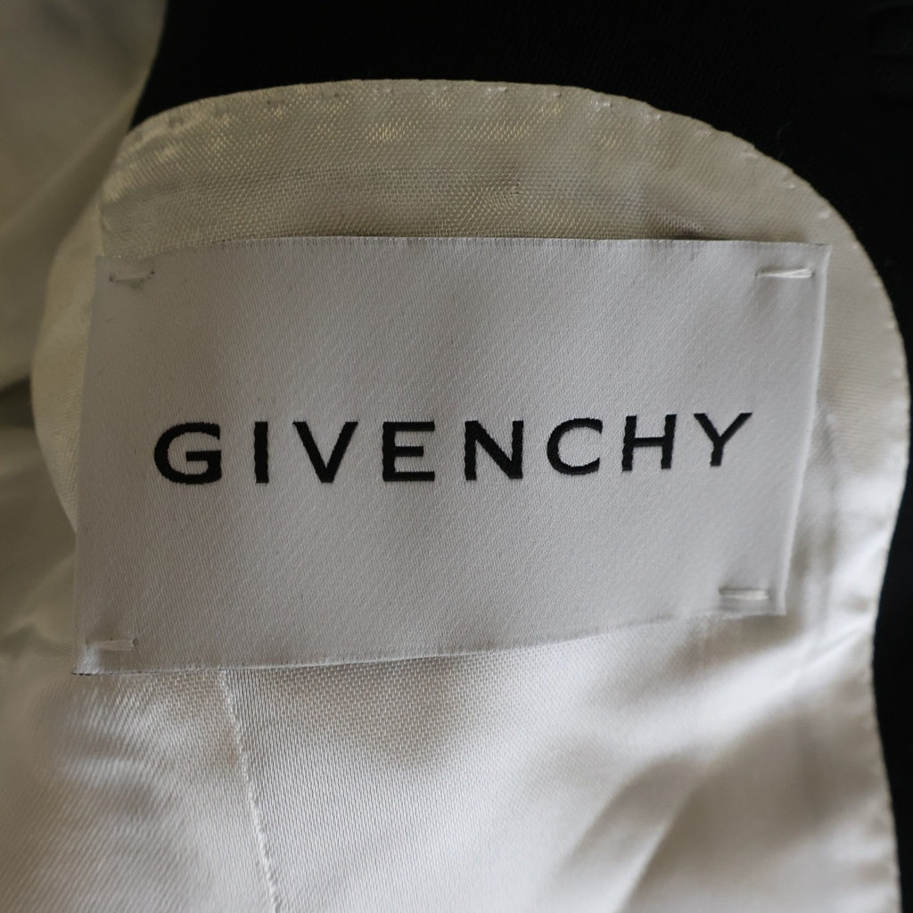 GIVENCHY(ジバンシィ) ■テーラードジャケット 黒 コットン サイズ44