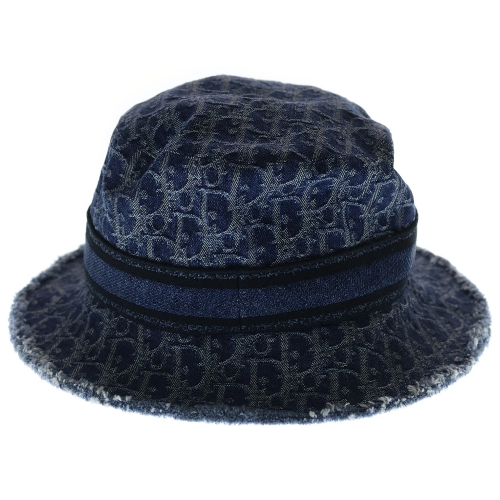 Christian Dior(クリスチャンディオール) D-BOBBY Bucket Hat ディーボビーバケットハット デニム ロゴ ブルー CPB06134EDOB