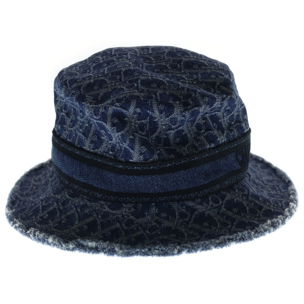 Christian Dior(クリスチャンディオール) D-BOBBY Bucket Hat ディーボビーバケットハット デニム ロゴ ブルー CPB06134EDOB