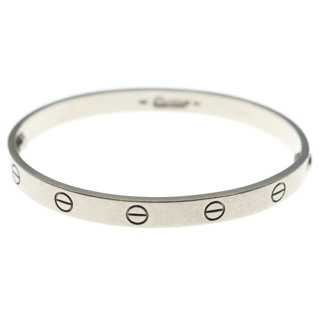 Cartier(カルティエ) ラブ ブレス Au750 K18WG ブレスレット バングル #18 ホワイトゴールド レディース
