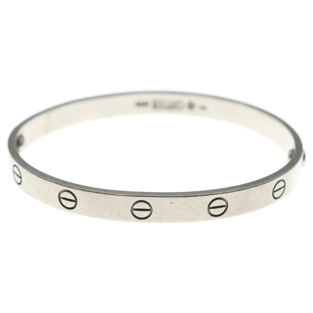 Cartier(カルティエ) ラブ ブレス Au750 K18WG ブレスレット バングル #18 ホワイトゴールド レディース