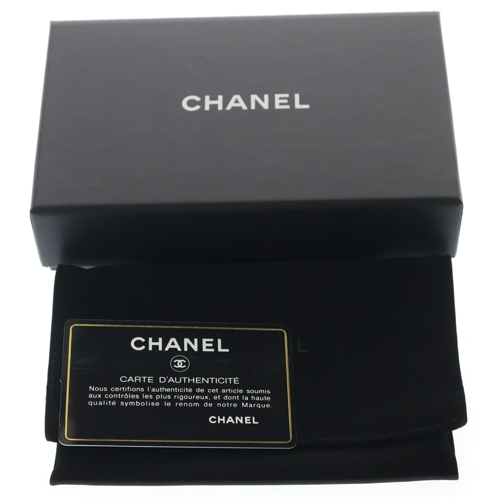 CHANEL(シャネル) マトラッセ 4連 キーホルダー キーケース ブラック キャビアスキン AP0222 シルバー金具 レディース