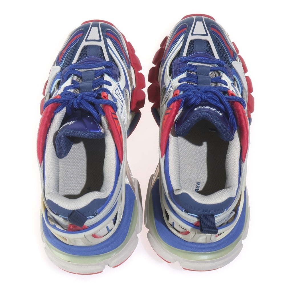 BALENCIAGA(バレンシアガ) Track.2 トラックトレーナーズ2 ローカットスニーカー #US7/24.5cm ホワイト/ブルー/レッド 568615 レディース