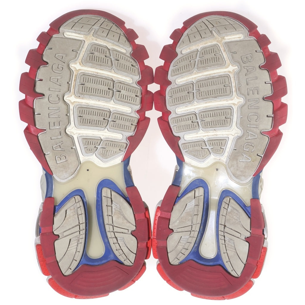 BALENCIAGA(バレンシアガ) Track.2 トラックトレーナーズ2 ローカットスニーカー #US7/24.5cm ホワイト/ブルー/レッド 568615 レディース