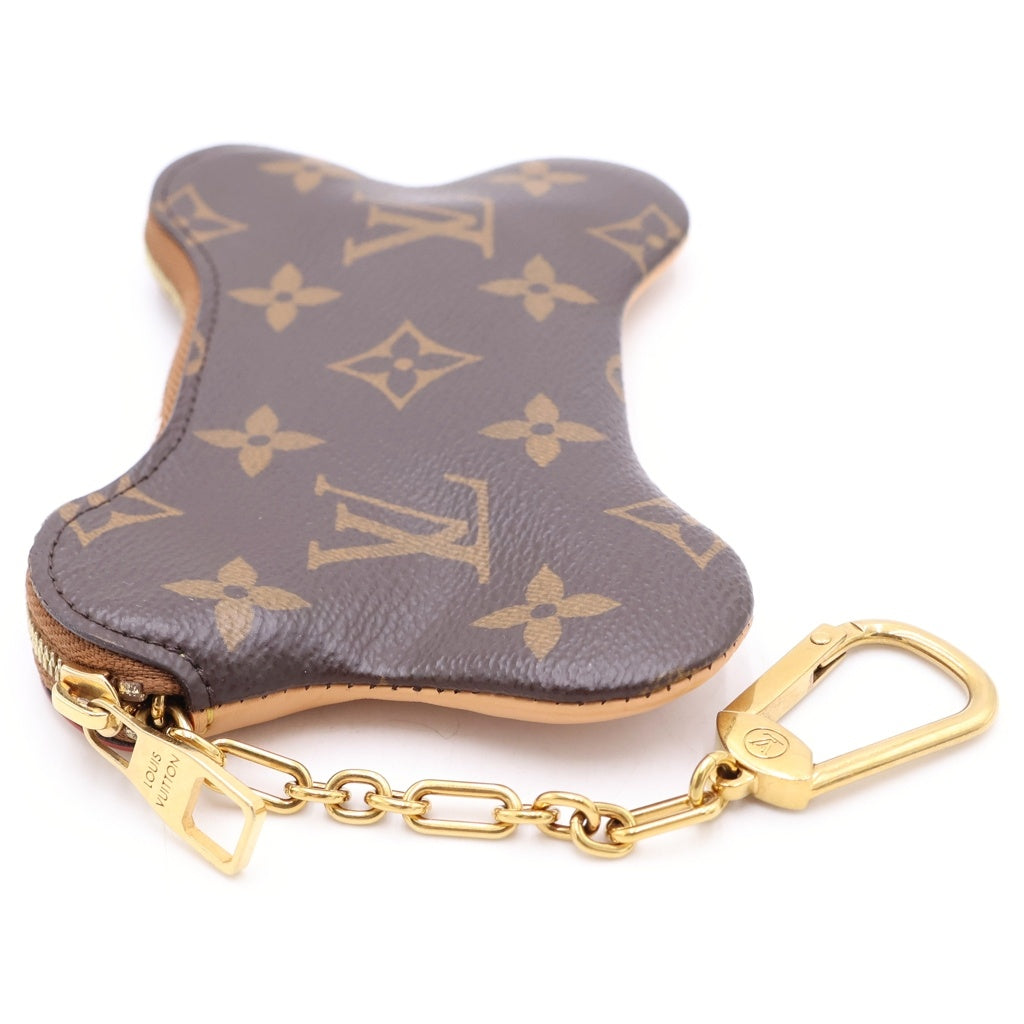 LOUIS VUITTON(ルイヴィトン) モノグラム ボーン キーポーチ PVC レザー コインケース ブラウン M12616 レディース