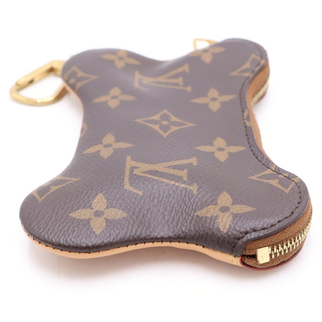 LOUIS VUITTON(ルイヴィトン) モノグラム ボーン キーポーチ PVC レザー コインケース ブラウン M12616 レディース