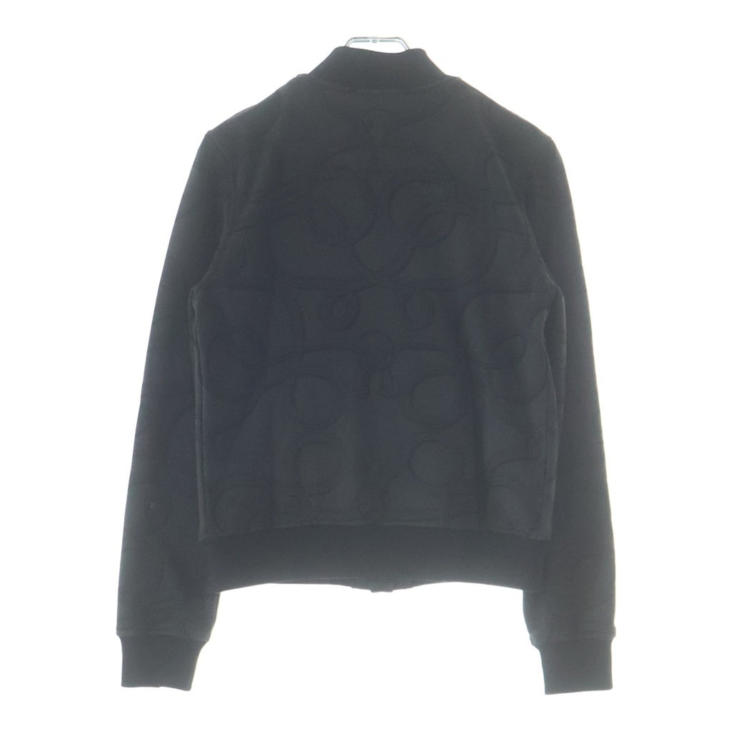 HERMES(エルメス) 25AW パロフロワリミックス 総柄プリント スナップボタン ジャケット ブルゾン ブラック 5H4203DT レディース