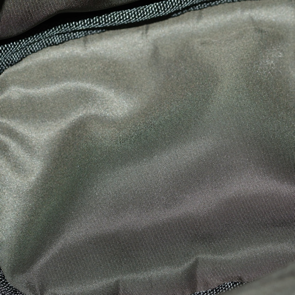 PRADA(プラダ) Re-Nylon スピードロック ポーチ 巾着バッグ×レザー カーキ シルバー金具 レディース