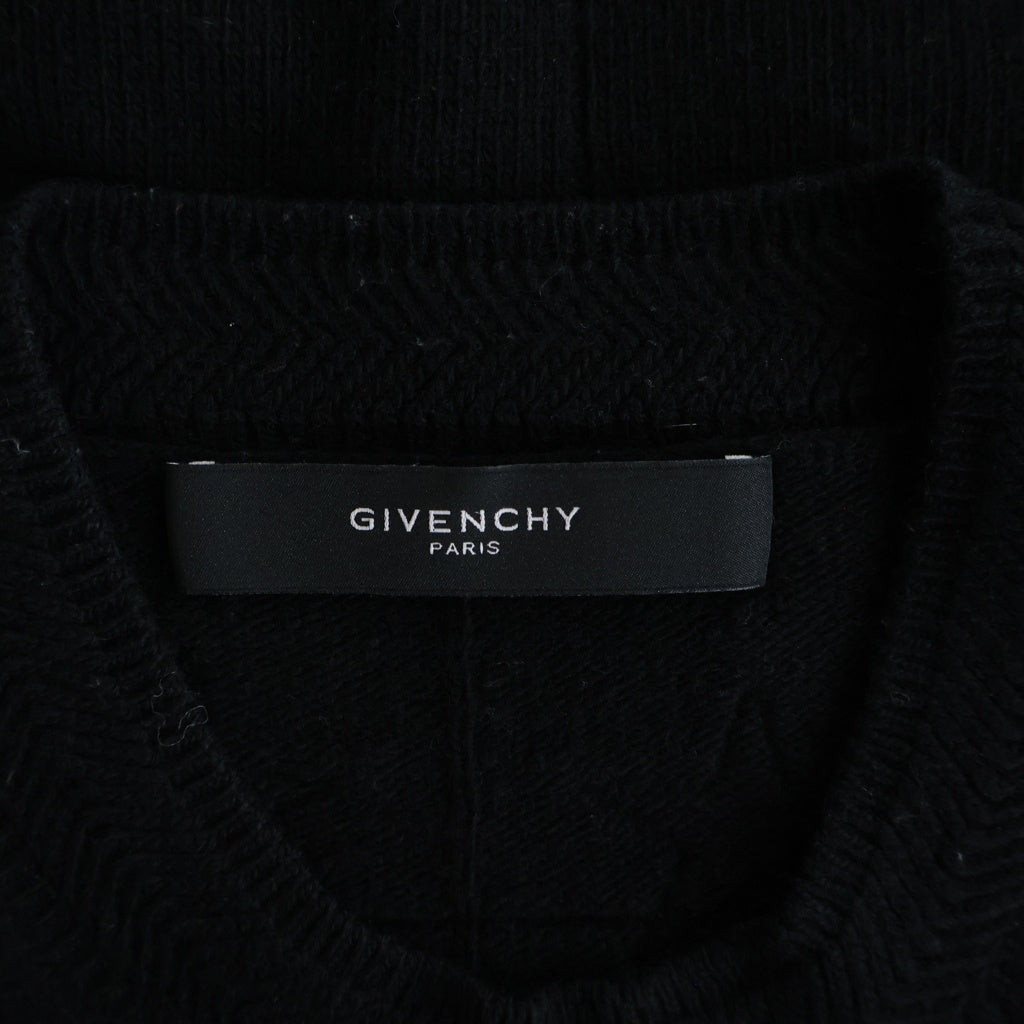 GIVENCHY(ジバンシィ) スターワッペン ウールニット ブラック #XS